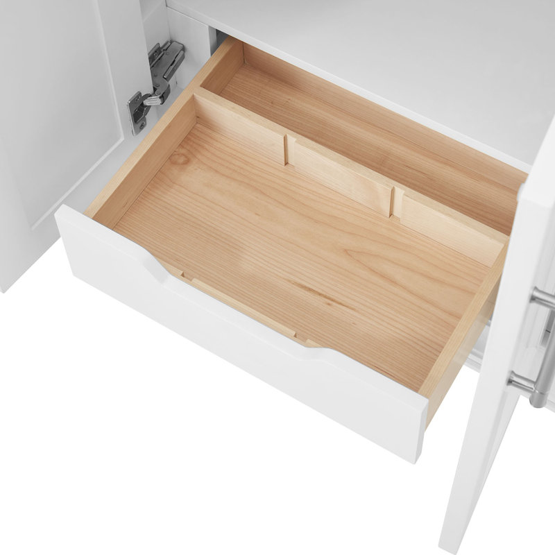 Anahem 48" Single Bathroom Vanity Set, White, 8" Widespread
