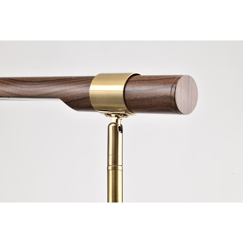 Drevonn 57.1'' Brass Task Floor Lamp