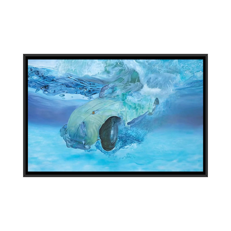 Yellow Cox by Marcello Petisci - Print on Canvas, Black Framed, 101.6 cm H x 66.04 cm W