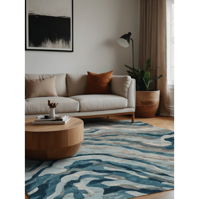 Tapis brun lavable à la machine