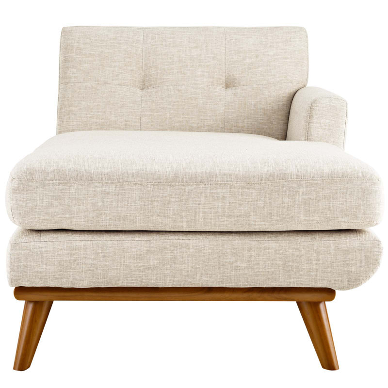 Méridienne Engage de Modway, Orienté vers la droite, Mélange de polyester beige