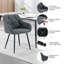 Bharmal 50.5cm H Velvet Upholstered Armchair
