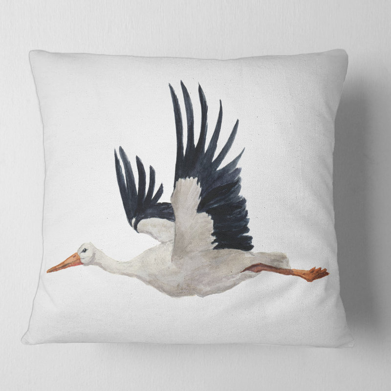 Housse et insert de coussin Ciconia, 18" x 18"