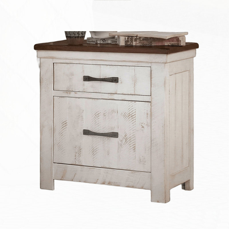 2-Drawers Bedside Table