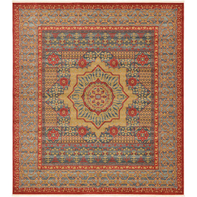 Tapis à motif oriental cramoisi Palazzo