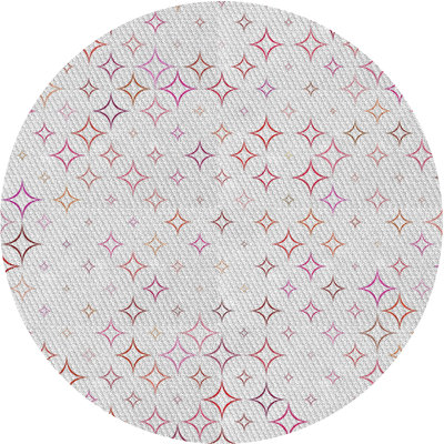 Tapis géométrique gris
