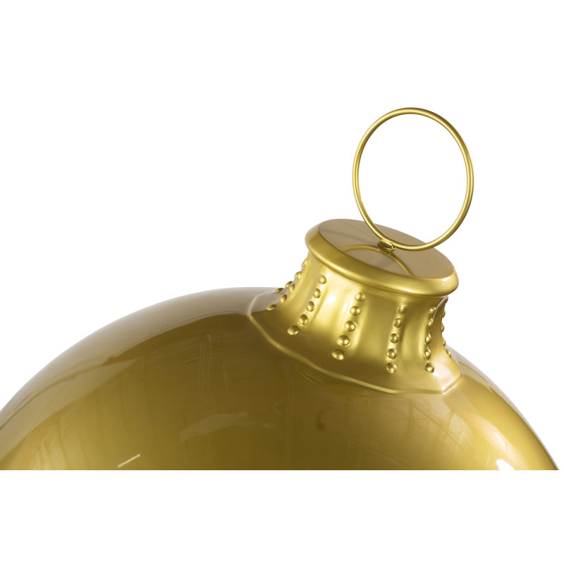 Christmas Ball Ornament, Gold