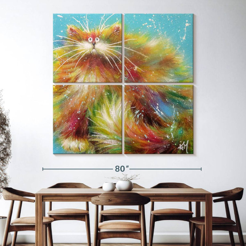 Brampt Kitty Calypso, 74" H x 74" W