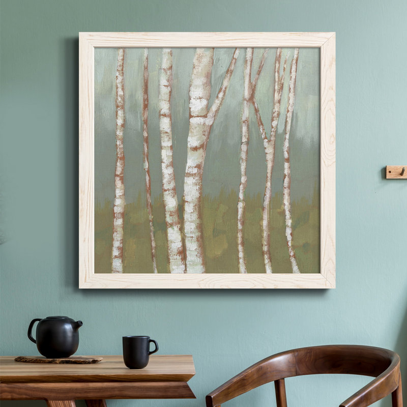 Simple avec cadre encadré Birchline II - prêt à accrocher, Encadrement blanc, H 17 po x l 17 po x P 1 po