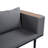 Acacia Wood Patio Furniture Set - L-Shaped Outdoor Sectional Sofa with Removable Cushions, Coffee Table & Side Table, Water-Resistant Conversation Set for Backyard, Porch, Poolside
