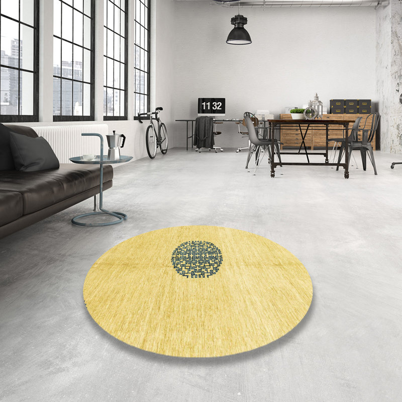 Tapis abstrait moderne 3407, Rond 4 pi