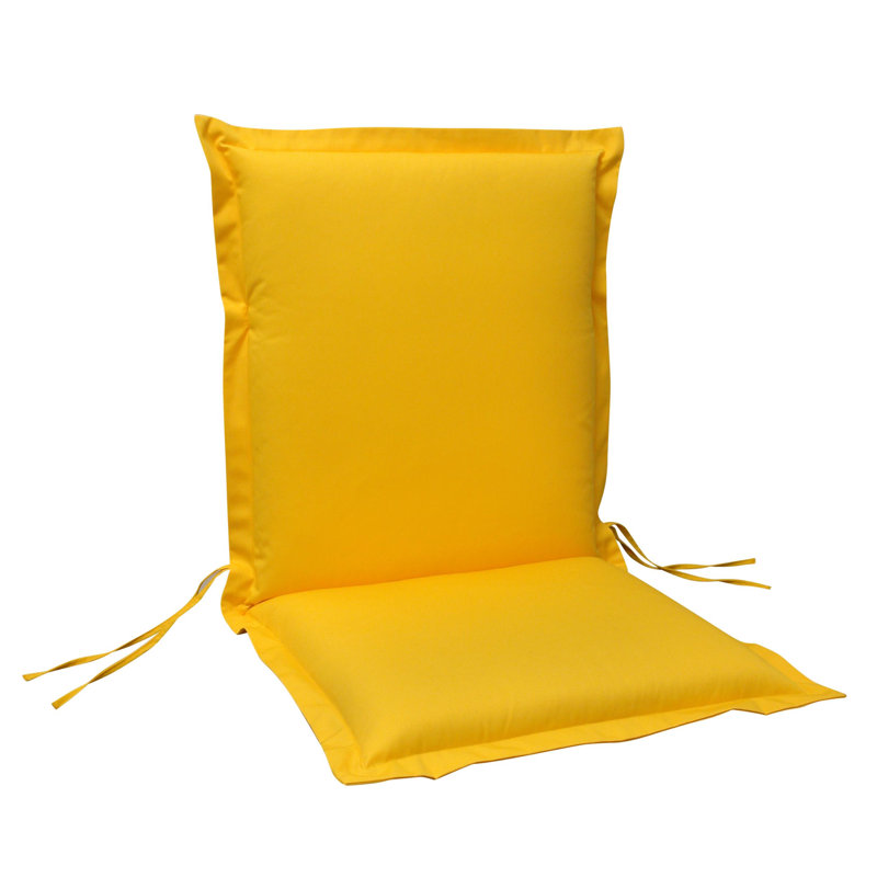 Premium Dining Chair Cushion, 9 cm H x 50 cm W x 100 cm D, Orange