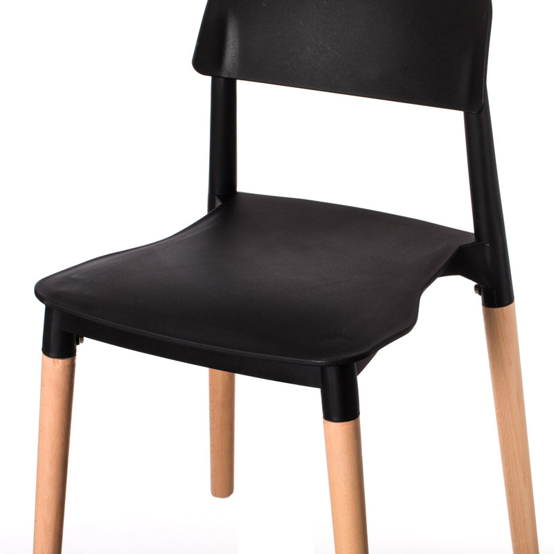 Baleskie 17.75'' H Side Chair, Black, 1