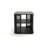 Arqon  - Modern Mid Century Black Ash End Table