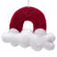 Ornement suspendu Rainbow Love Cloud
