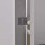 Porte de douche coulissante double 1/4 "(6mm) en verre trempé transparent avec quincaillerie, largeur réglable et pour salle de bain Chanfrein