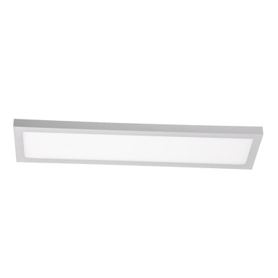 Plafonnier encastré linéaire à DEL 24 po Jovane - 277 V - noir