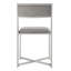 Chaise d'appoint rembourrée en métal Walsh-23706765