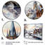 «Wonderful village Winter at Christmas III - Winter Landscape Large», art mural-997049721-997049700