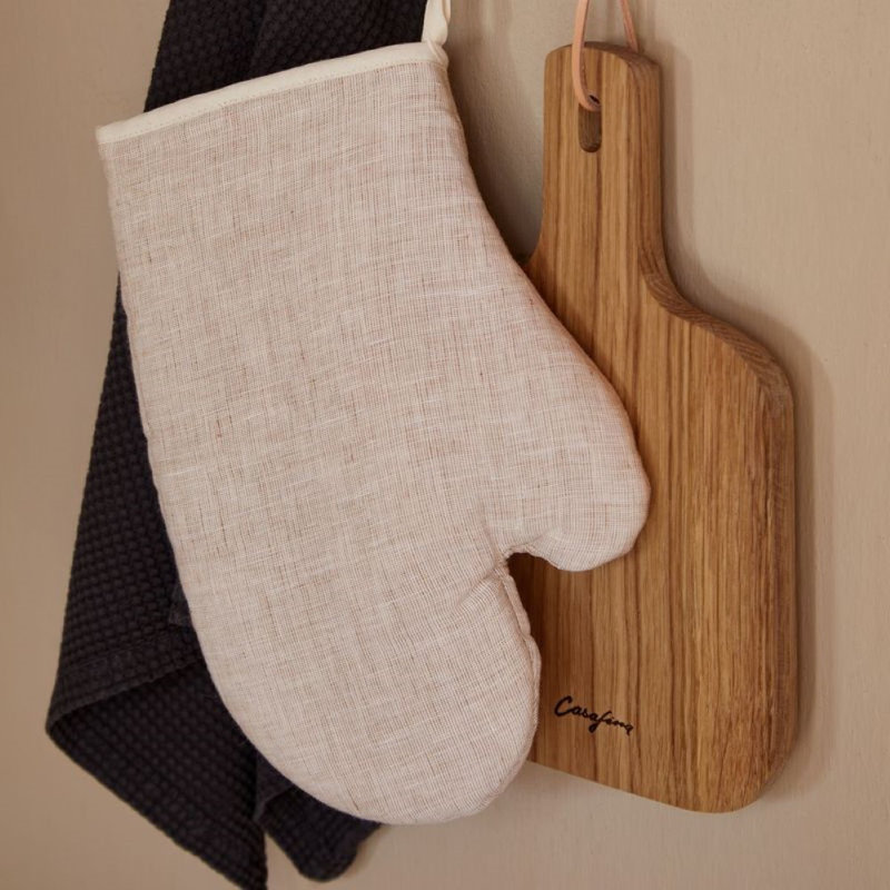 Oak Wood Cutting/Serving Board Withhandle, 12" x 7"