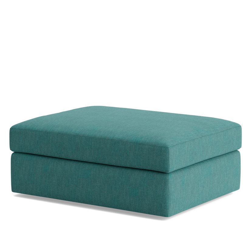 The OG Ottoman, Performance Weave - Spruce