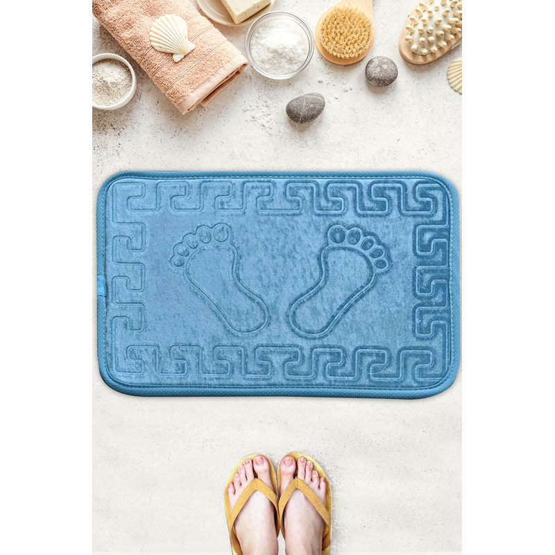 Tapis de bain, Bleu foncé
