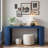 Modern 59.2" Fluted Console Table -77803922-68389498-68828545