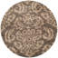 Tapis floral fumé / beige Ellyona-2063639663