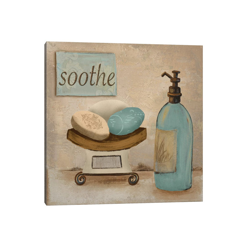 «Soothe» par Hakimipour-Ritter, reproduction d'art sur toile tendue, H 12 po x l 12 po x P 0,75 po