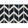 Tapis noir / crème en laine tissé à la main Robby