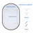 Metal Framed Oval Wall Mirror-702286478