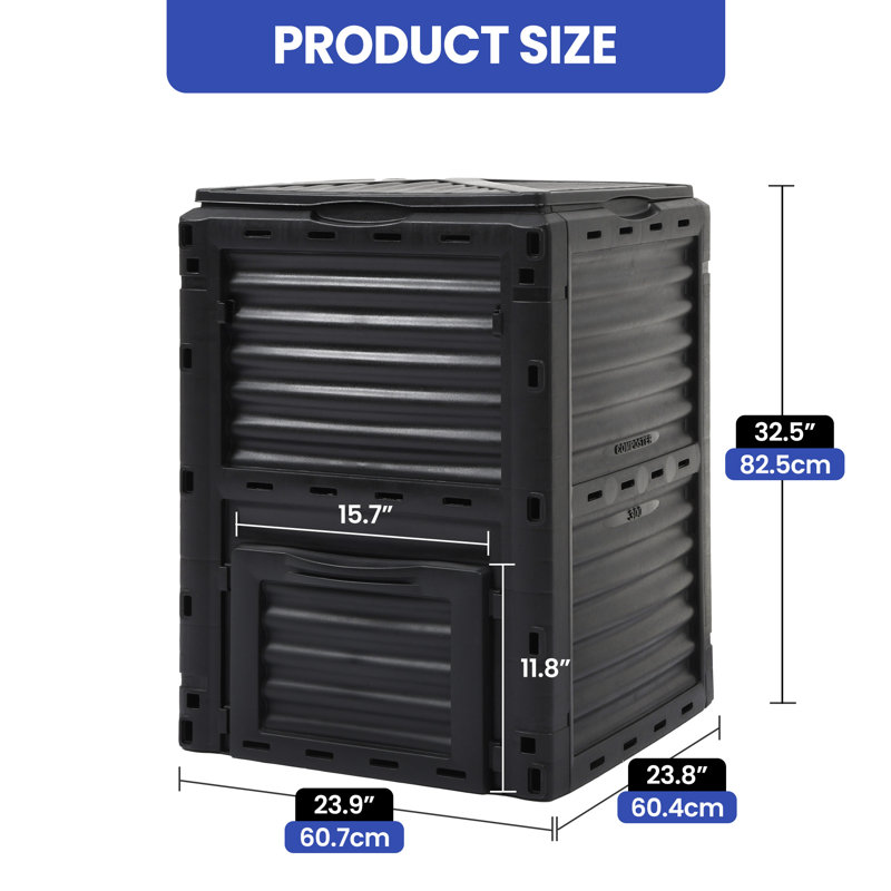 Resin Recycling Bin - 80 Gallons