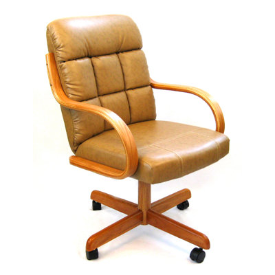 Chaise de salle à manger avec accoudoirs pivotant et inclinable North Reading
