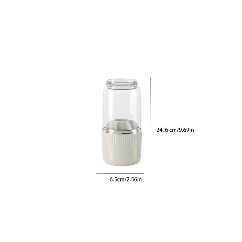 Boîte de rangement cosmétique rotative, lavable et séchant à l'air libre, organisateur de bureau anti-pinceaux pour les yeux et les pinceaux de maquillage