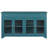 65" TV Console/ Storage Buffet Cabinet/ Sideboard With Glass Door And Adjustable Shelves/ Console Table/ Teal Blue