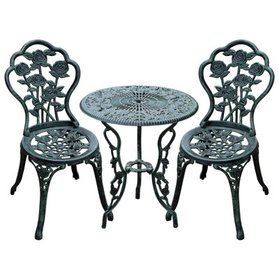 Heady 2 - Person Patio Dining Set with Round Table
