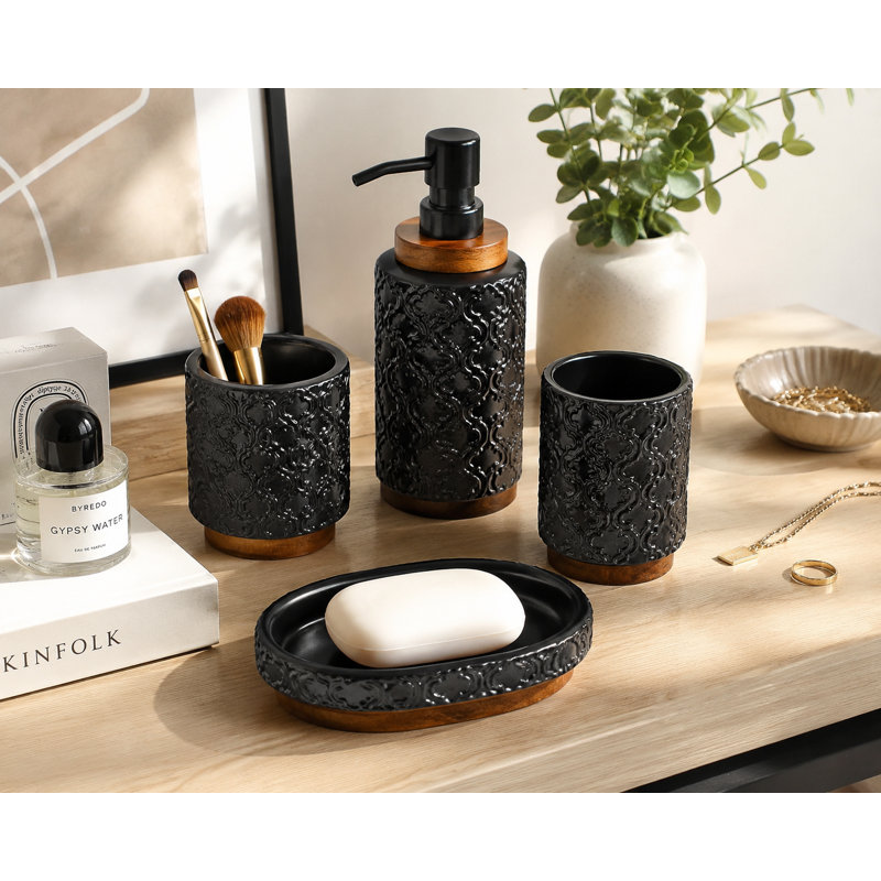 Ceramic Bathroom Accessories Set