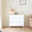 Commode blanche à 4 tiroirs pour enfants