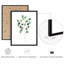 «Green Botanical Plants», œuvre d'art moderne, affiches encadrées, salle de bain-104789232-104789228