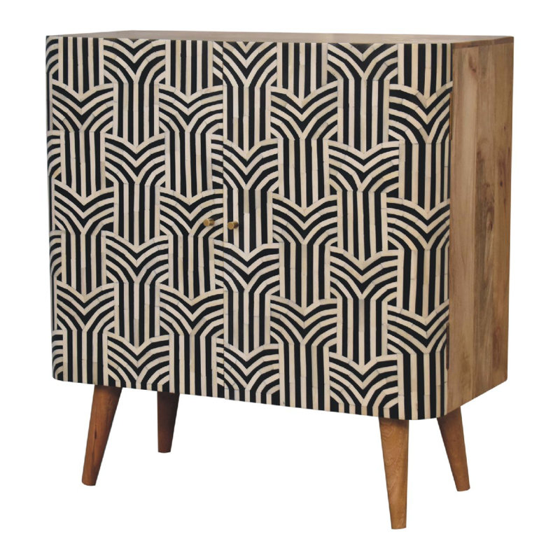 Grabowicz Solid Wood 2 - Door Rectangle Accent Cabinet