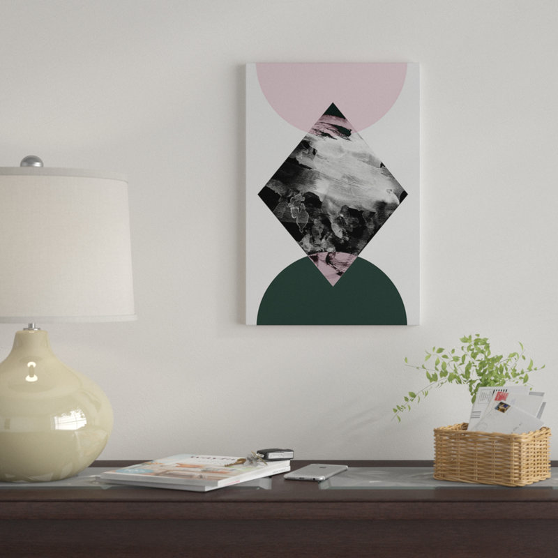 «Minimalisme XXI», impression sur toile, H 8 po x l 12 po x P 0,75 po, Toile tendue, Pas de tapis