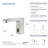 Blaze Touchless Bathroom Faucet with Pop-Up Drain — Plug-In or Battery Powered-128511891