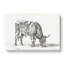 Grazing Bull by Jean Bernard - Wrapped Canvas Print-55366202