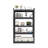 78"H  5 Tier Metal Shelves For Storage Garage Shelving 2000LBS Heavy Duty Storage Shelves Adjustable Garage Shelf Industrial Shelving Unit Storage Utility Rack-1953202812