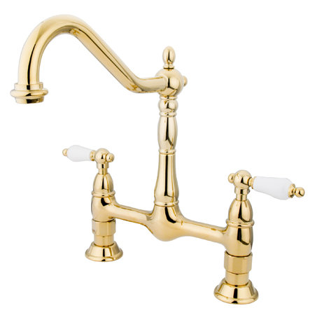 Distributeur d'eau chaude et froide Heritage, Laiton poli