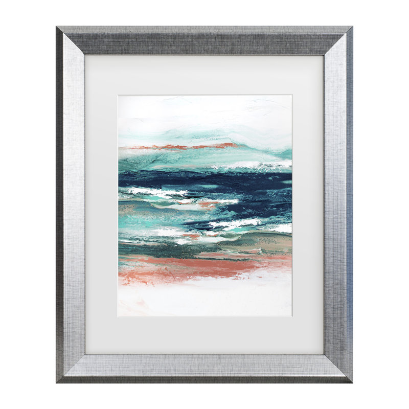 Alyson Storms  Rainbow Stripes 1 Matted Framed Art