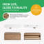 Ensemble de meuble-lavabo mural simple 30 po