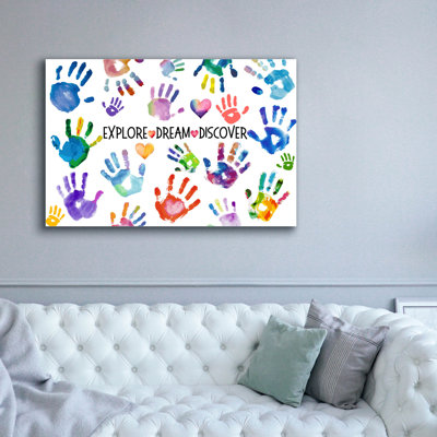 'Kids Rock A' by Jean Plout Canvas Wall Art