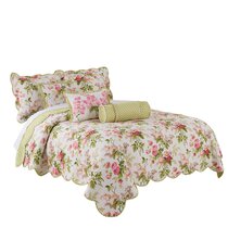 Waverly Garden Glitz Queen Quilt Set