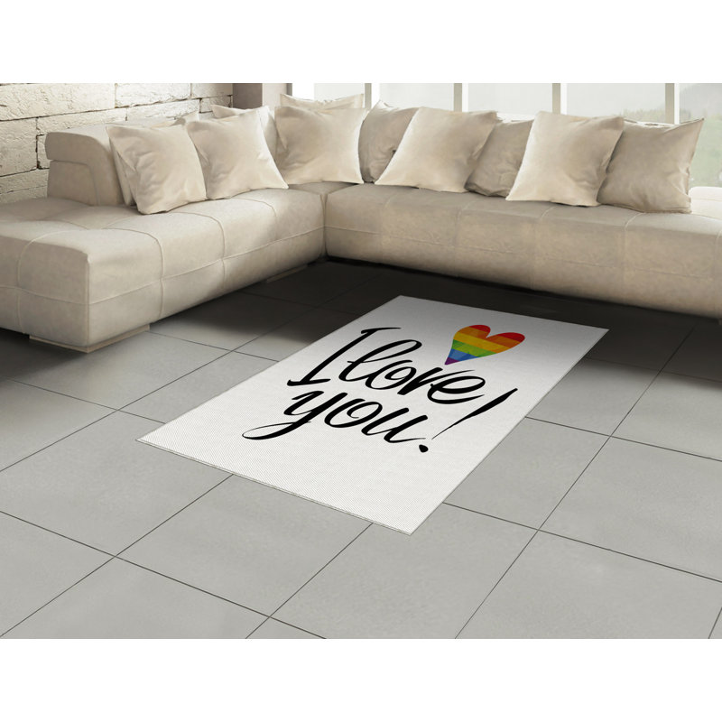 Tapis décoratif Pride, Rectangle— 4 pi x 5 pi 8 po